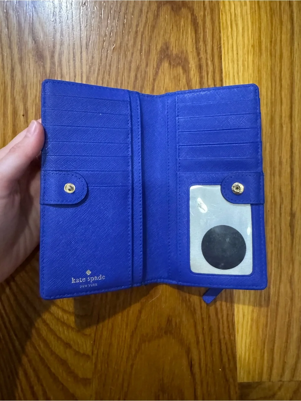 kate spade New York Cobalt Blue Wallet GREAT CONDITION Like New